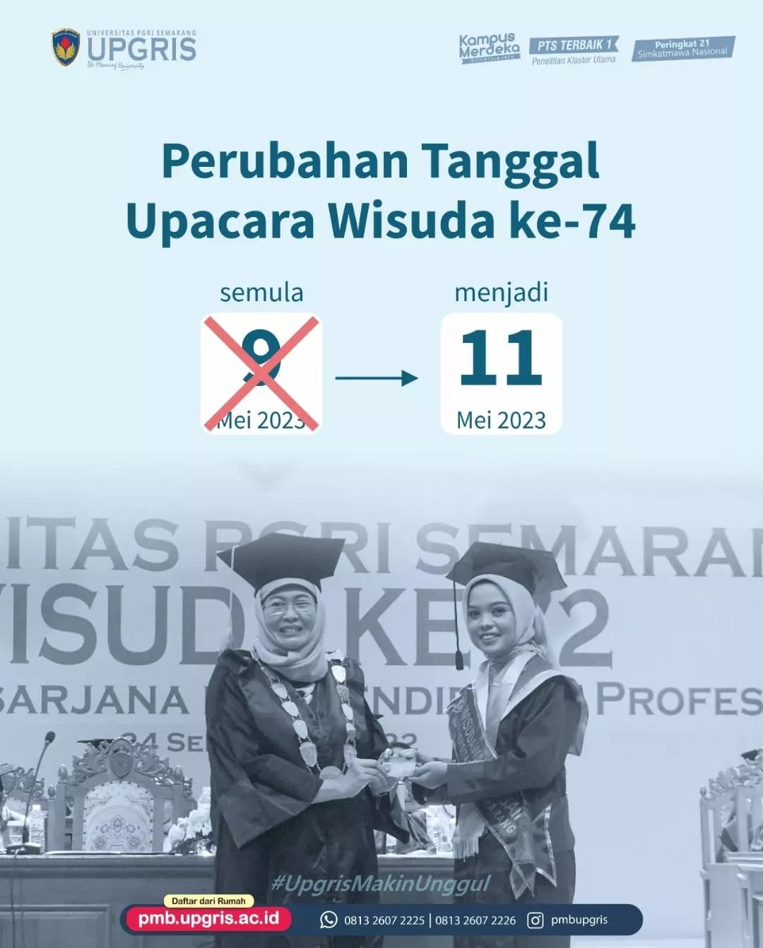 Angket Identifikasi Potensi Mahasiswa Calon Wisudawan Ke-74 Universitas PGRI Semarang (Program Sarjana)